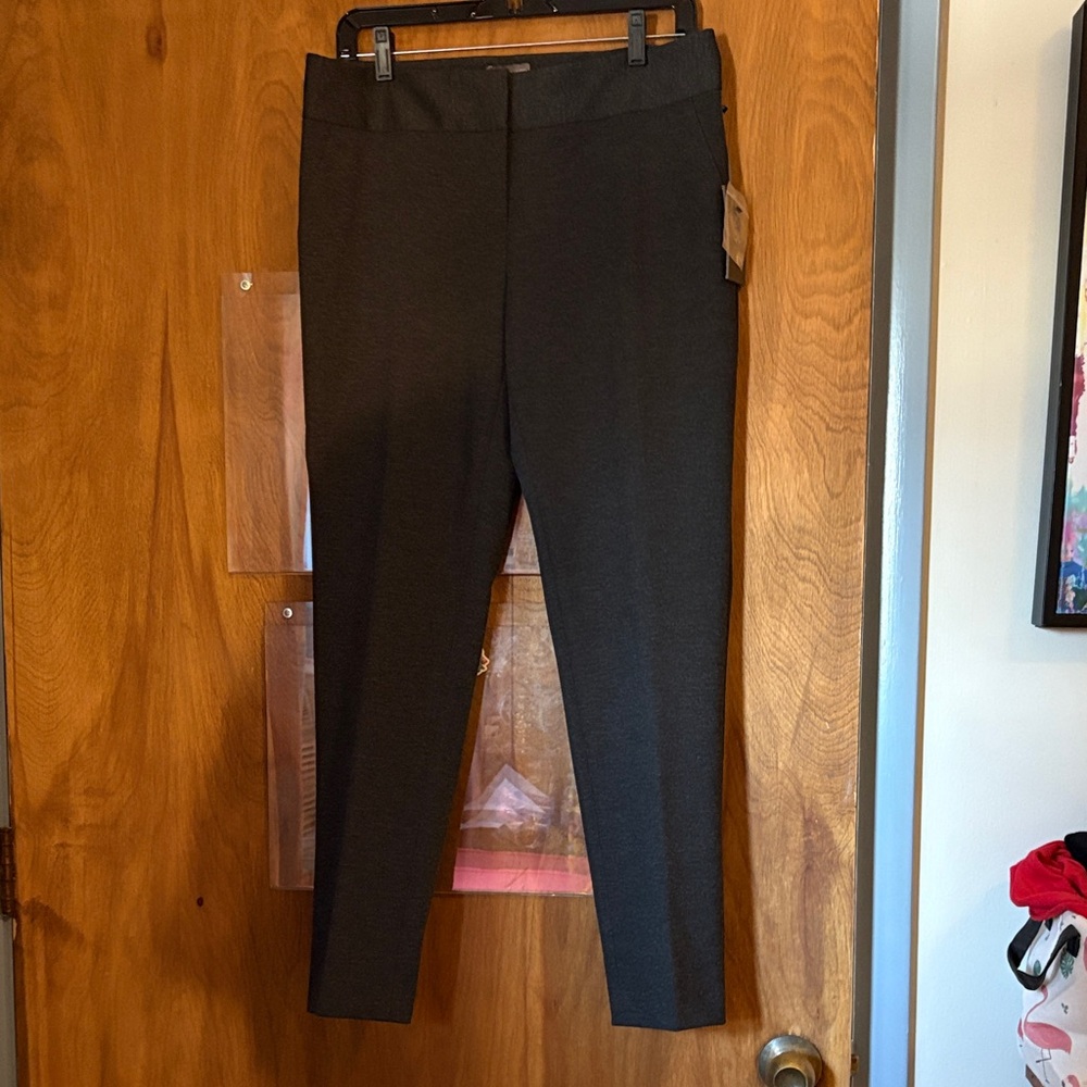 Vince Camuto Women’s Dark Heather Grey Essentials Dress Slacks Pants